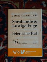 Brass 6tett Joseph Suder Saraband & Lustige Fuge  neu Bayern - Puchheim Vorschau