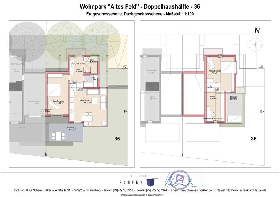 Kleines Baugrundstück für ein Wohnhaus als Doppelhaushälfte mit Baugenehmigung in Schmallenberg