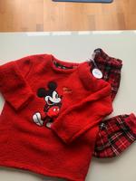 Disney Mickey Mouse Kuschelanzug Teddyfell Hose kariert rot L NEU Düsseldorf - Eller Vorschau