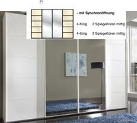 Luxus Schwebetürenschrank MAGNOLIE BEIGE Westside Kleiderschrank Nordrhein-Westfalen - Viersen Vorschau