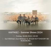 Kaffkiez-Konzerttickets 28.6.24 Bayern - Rosenheim Vorschau