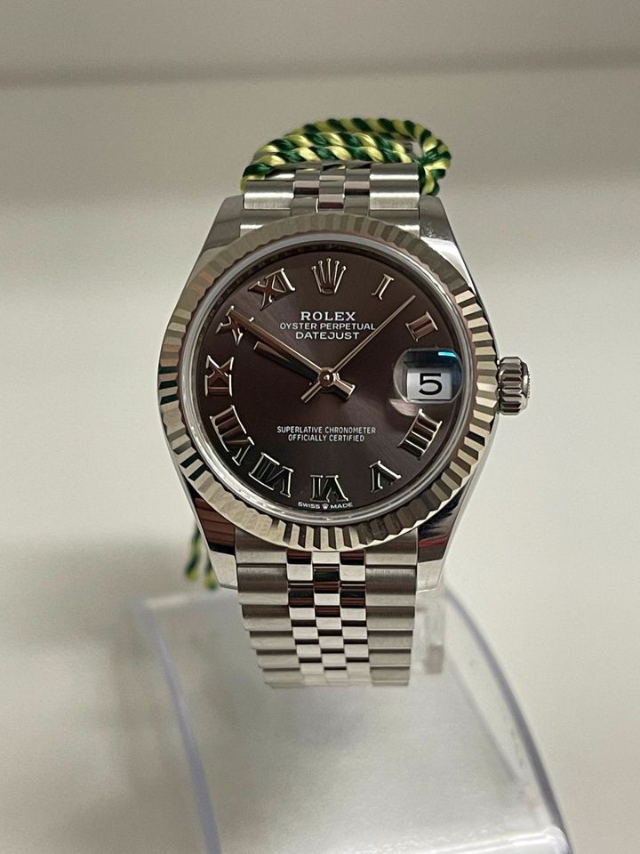 ROLEX DATEJUST 31 278274 10/2023 NEU DARK GREY BOX PAPERS LC100 in Karlsruhe