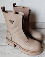 Guess Boots Stiefeletten LEILA Größe 41 beige, Öko-Leder NEU!! Saarland - Nonnweiler Vorschau