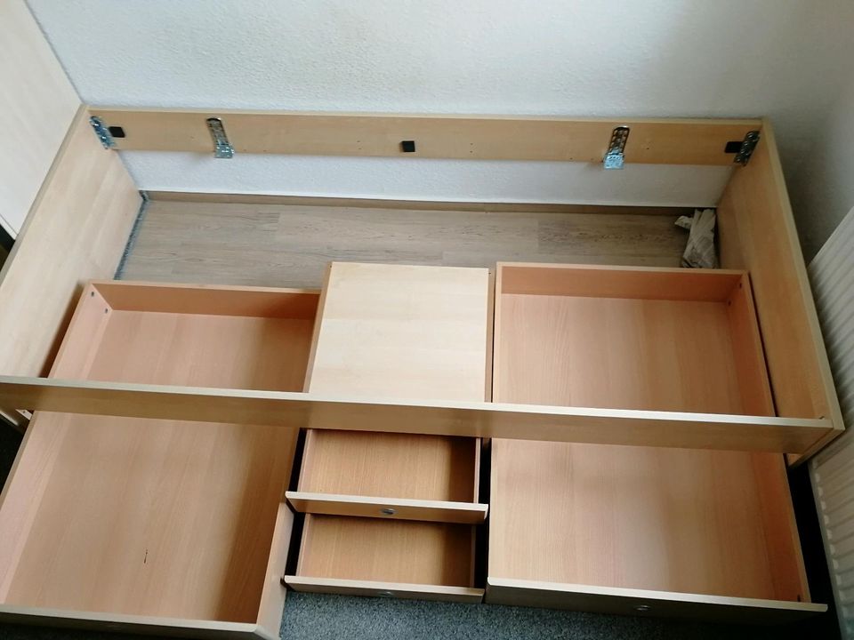 Kojenbett/Jugendbett Ahorn 90×200 komplett, kein Ikea in Nordhausen