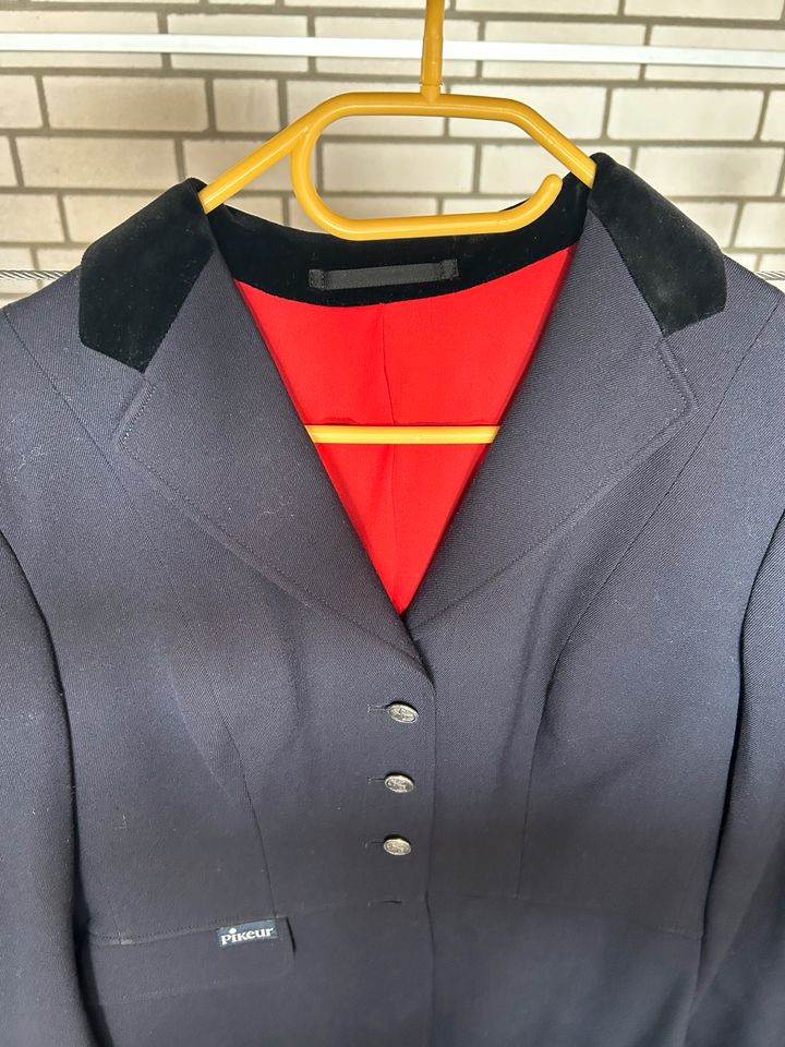 Pikeur Jacket Gr. 36/38 blau mit Samtkragen Reitturnier in Rösrath