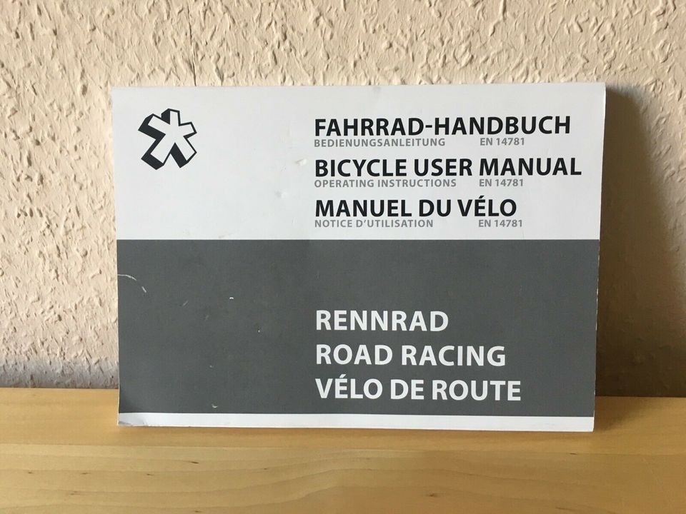 Fahrrad-Handbuch Rennrad; Bedienungsanleitung in Calau