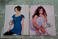 Charmed Alyssa Milano 2 original Autogramme +COA Niedersachsen - Börger Vorschau