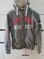 Superdry Hoodie Kapuzen-Pullover grau pink XS 164 Dortmund - Mitte Vorschau