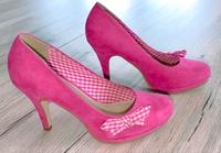 Tamaris Damen Pumps Plateau pink kariert Gr 38 sehr guter Zustand Bayern - Memmelsdorf Vorschau