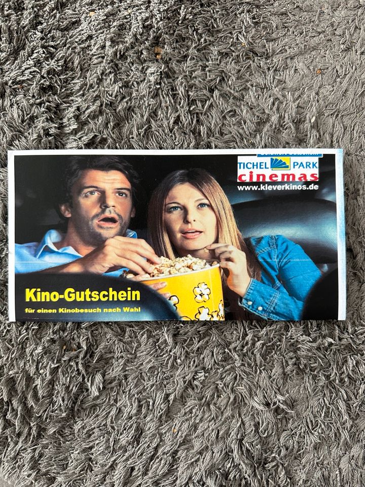 Kino Gutschein Tichelpark cinemas Kino Kleve - Geschenkgutschein in Kleve