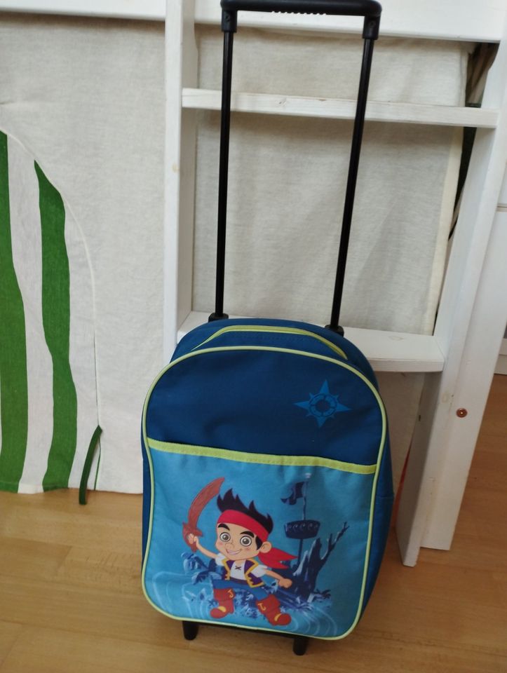 Kleiner Rollkoffer Rucksack Pirat mit ausziehbarem Griff in Dresden