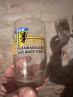 Fußball Glas ,FC Karl-Marx-Stadt / Chemnitz,DDR Oberliga Sachsen-Anhalt - Ballenstedt Vorschau