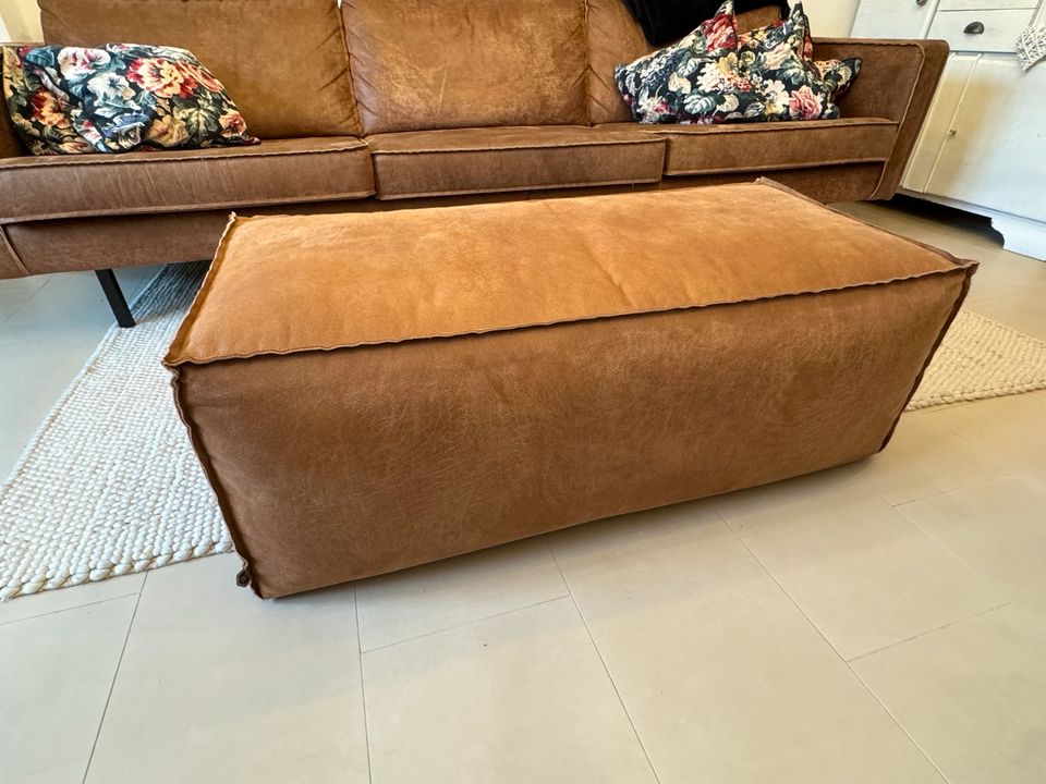 Beinablage Leder Couch/Sofa in Augsburg