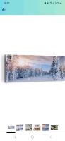 Panorama Bild auf Leinwand 100x40cm  Winter Hessen - Grebenstein Vorschau