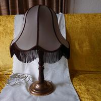 DDR Tischlampe Ständer Messing, Schirm aus textilem Material Sachsen-Anhalt - Schönebeck (Elbe) Vorschau