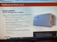 Suche Solarwatt MyReserve Pack 24.3 Speicher Batterie Bayern - Großmehring Vorschau