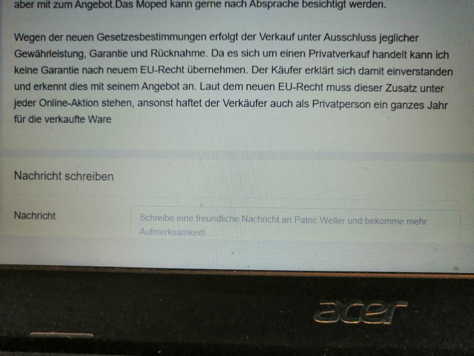 Biete Kupplung mit Getriebe Welle Honda CB 400 n an in Duisburg