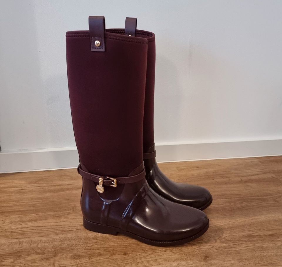 NEU Michael Kors Regen Stiefel Plum Größe 40 in Jena