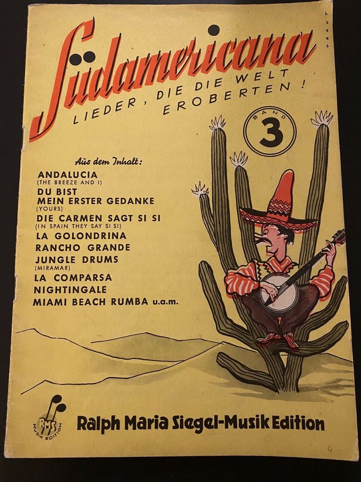 Liederbuch Südamericana Band 3 Notenheft in Eschweiler