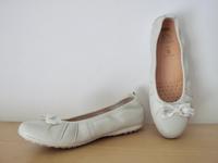 Geox Ballerina weiß 39 Leder Bayern - Günzburg Vorschau