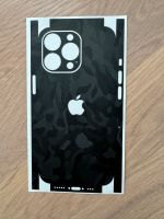 SKIN FOLIE FÜR APPLE iPHONE 13 PRO / SCHWARZES CAMOUFLAGE / CAMO Baden-Württemberg - Filderstadt Vorschau