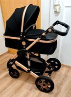 Kinderwagen in Schwarz/Rosé Gold 3 in 1 Dresden - Prohlis-Nord Vorschau