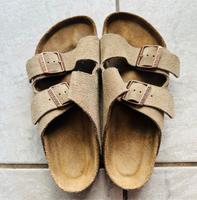 Birkenstock Arizona Veloursleder Taupe Gr.38,5 Niedersachsen - Garbsen Vorschau