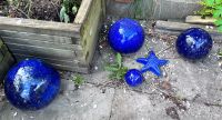Gartendeko 4 blaue Kugeln versch.Größen + Seestern Schleswig-Holstein - Tastrup Vorschau