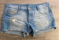 ** Amisu Jeans Shorts Denim Hotpants blau used look Größe 40 ** Düsseldorf - Bilk Vorschau