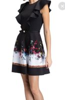 TED BAKER Kleid schwarz weiß Blumen & Vögel Asia-Style Gr. 2 S/36 Leipzig - Engelsdorf Vorschau