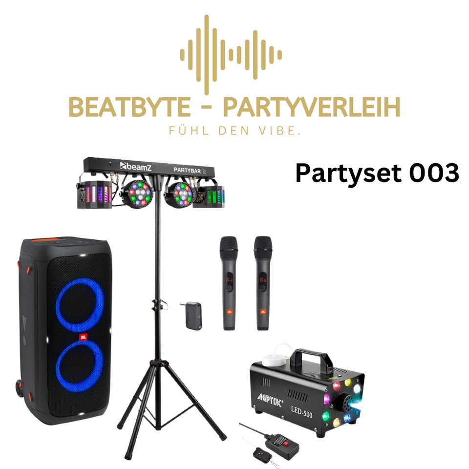 Musikanlage, Partybox, Partylicht, Nebelmaschine, Audio Gästebuch in Bottrop