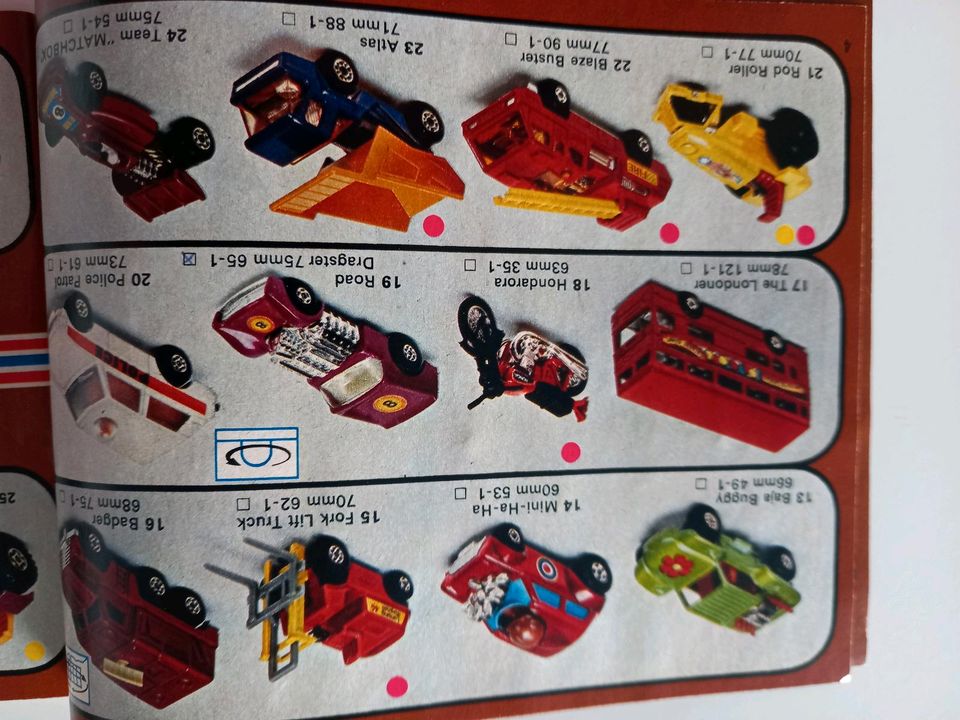 Matchbox Katalog von 1976 in Runkel