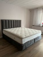 Neu/Boxspringbett/Doppelbett/Bett/Creme/Grau/Samt/Puma Berlin - Rudow Vorschau