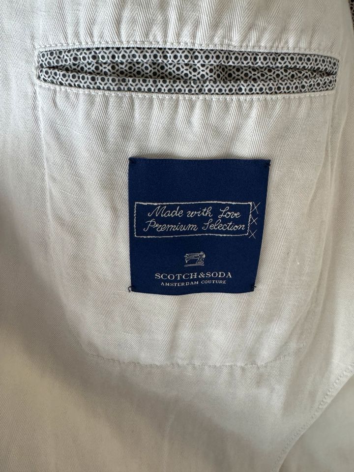 Scotch&Soda Leinensakko Beige Größe M / 48 in Gießen