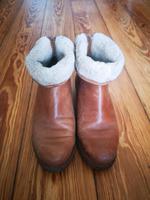 COX Stiefeletten Leder gefüttert Gr. 36 Leipzig - Probstheida Vorschau