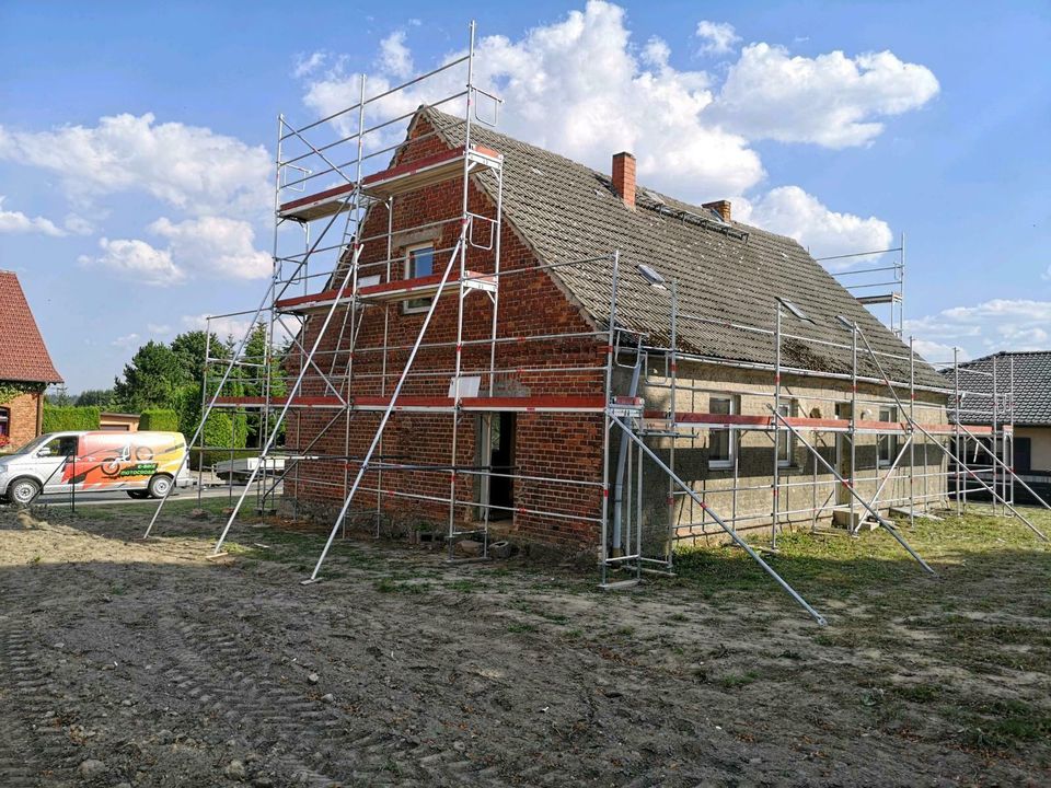 Malergerüst Bau Fassanden Gerüst Rüstung Plettac SL 70 Vermietung in Neubrandenburg