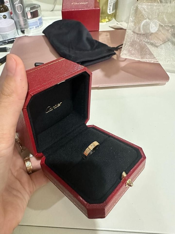 Cartier Love Ring 1 Diamant mit Zertifikat - Rose Gold - Size 50 in Berlin