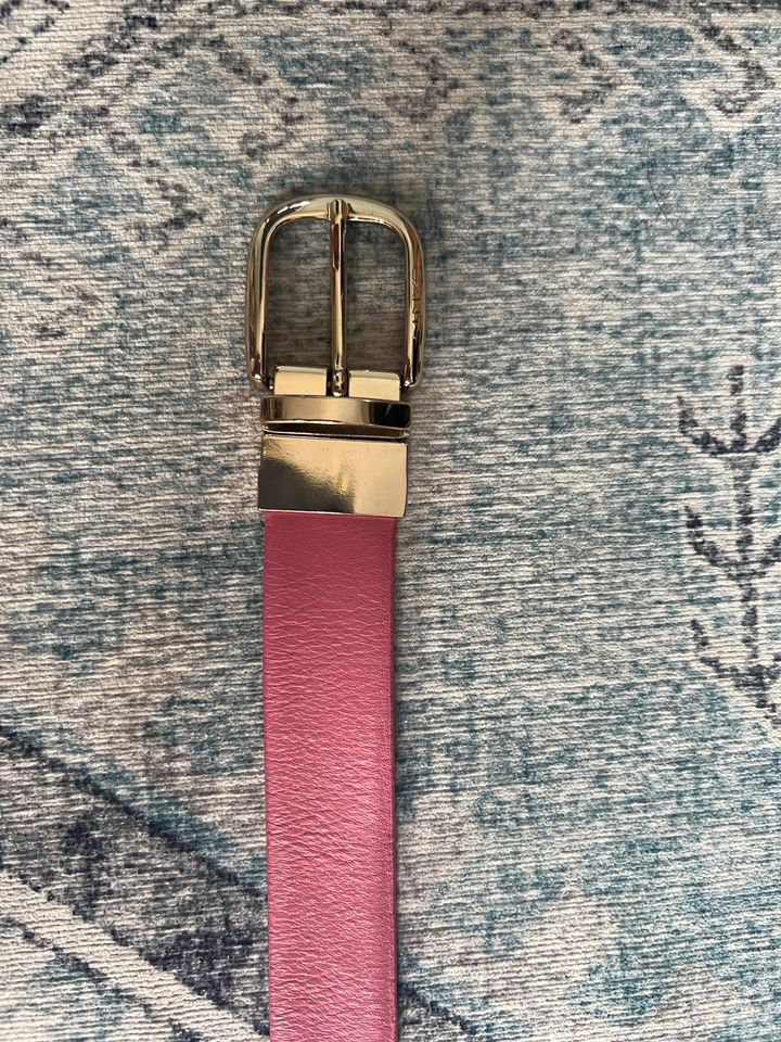 Gant Ledergürtel rosa/gold sehr guter Zustand!! 85cm in Rösrath