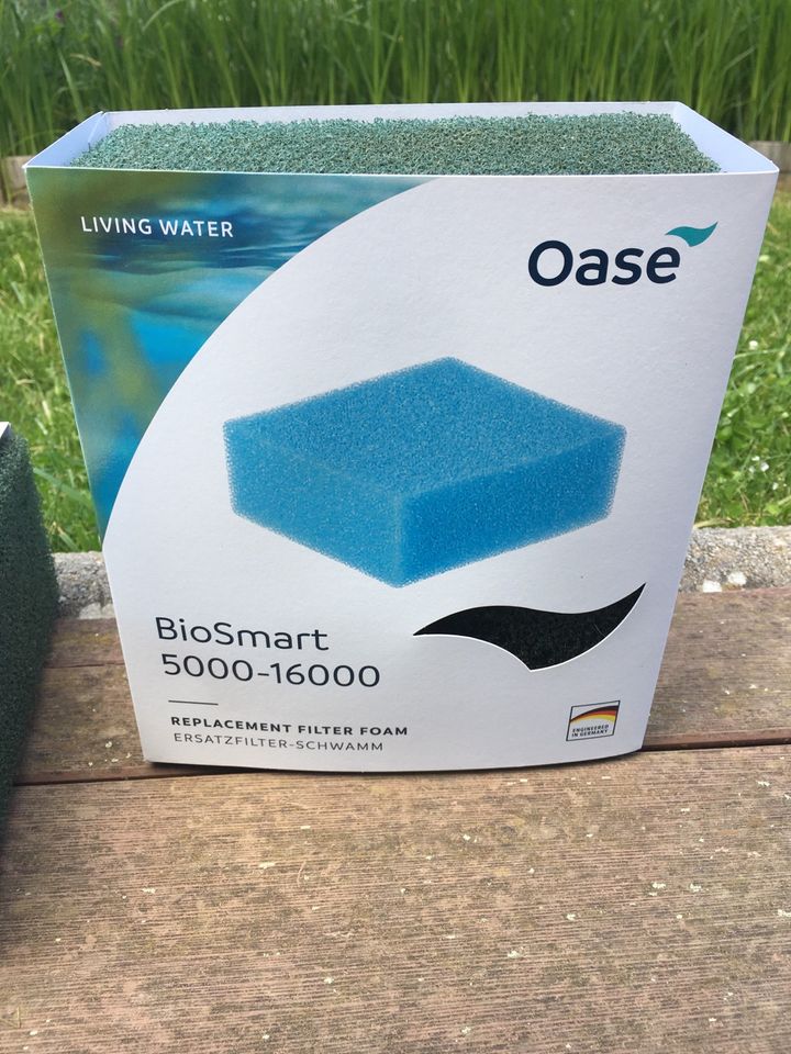 Oase Biosmart Filterschwämme Teich blau Grobschmutz in Pfullendorf