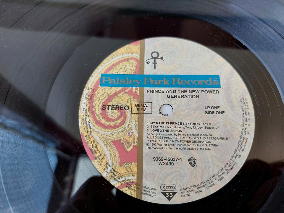 Prince New Power Generation Vinyl LP Schallplatte 1992 90er RAR in Werder (Havel)
