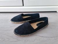 H&M Espadrille Bast Raffia Wildleder-Optik schwarz Gr. 38 (37,5) Wandsbek - Hamburg Bramfeld Vorschau
