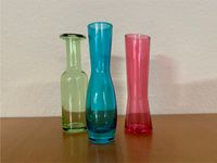 3 Vasen Mini Vasen Blumenvasen - Deko - rot blau grün - 14 cm Nordrhein-Westfalen - Neuss Vorschau