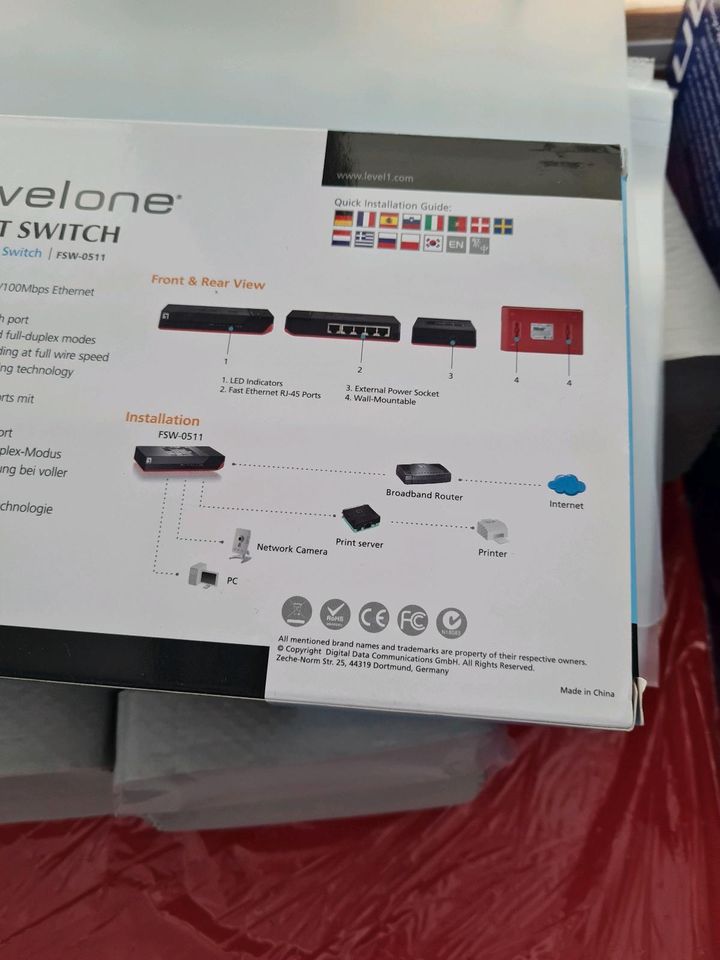 Levelone Ethernet Switch 5 Port in Papenburg