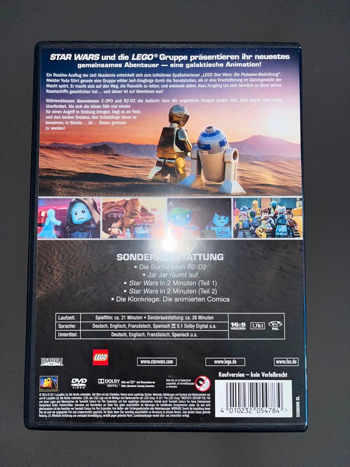 Lego Star Wars: Die Padawan Berohung DVD in Pleinfeld