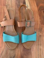 Sandalen Catwalk Keilabsatz Leder Petrol Braun Gr. 38 Neu! Wandsbek - Hamburg Rahlstedt Vorschau