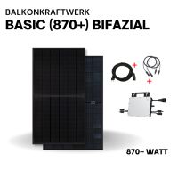 Balkonkraftwerk 800 W ✅ Mini PV-Anlage 2x 435W PV-Module⭐️ JA Solar GLAS GLAS ✅ Mit App+Wifi  ✅ Hoymiles HMS-800-2T Baden-Württemberg - Freiburg im Breisgau Vorschau