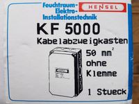 HENSEL Kabelabzweigkasten KF 5000, 50mm², ohne Klemme - neu! Niedersachsen - Barsinghausen Vorschau