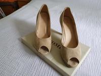 Schuhe - Kiomi Peeptoe - nude - Gr. 42 Nordrhein-Westfalen - Meerbusch Vorschau