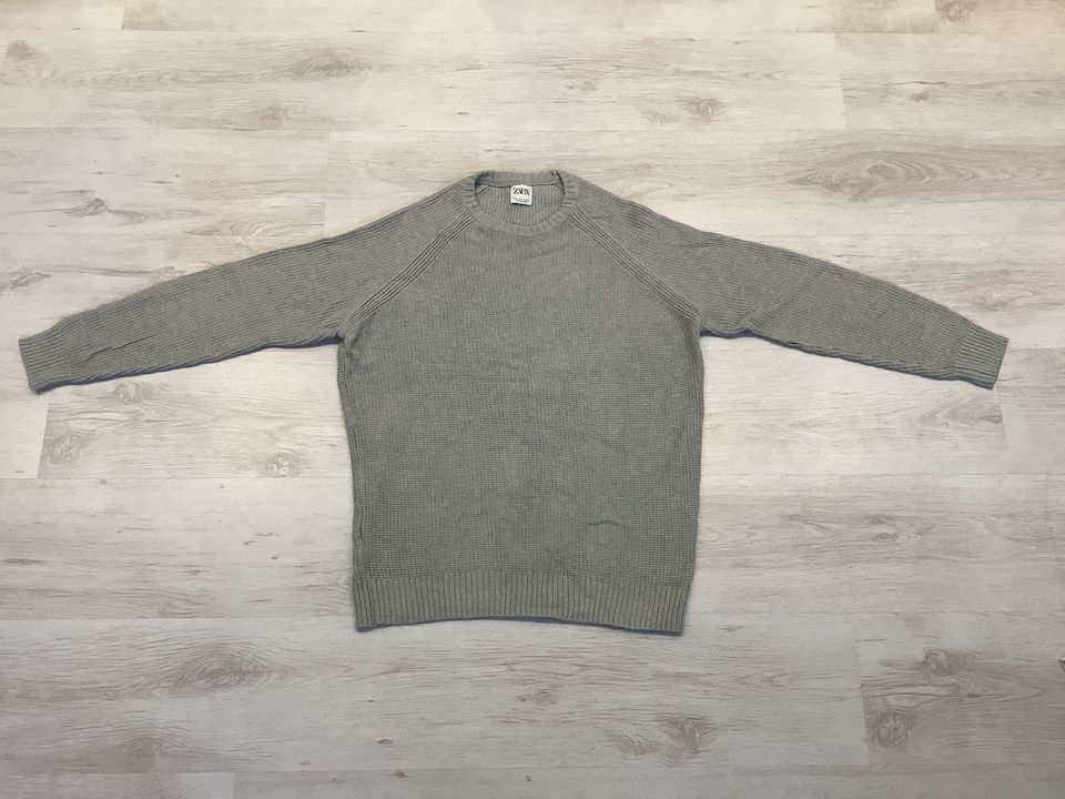 Zara Herren Pullover Sweatshirt Shirt Gr. L Grau Wie Neu in Köln