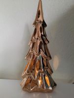 NEU BELEUCHTUNG DEKOFIGUR TANNENBAUM PORZELLAN GOLD 35 CM Elberfeld - Elberfeld-West Vorschau